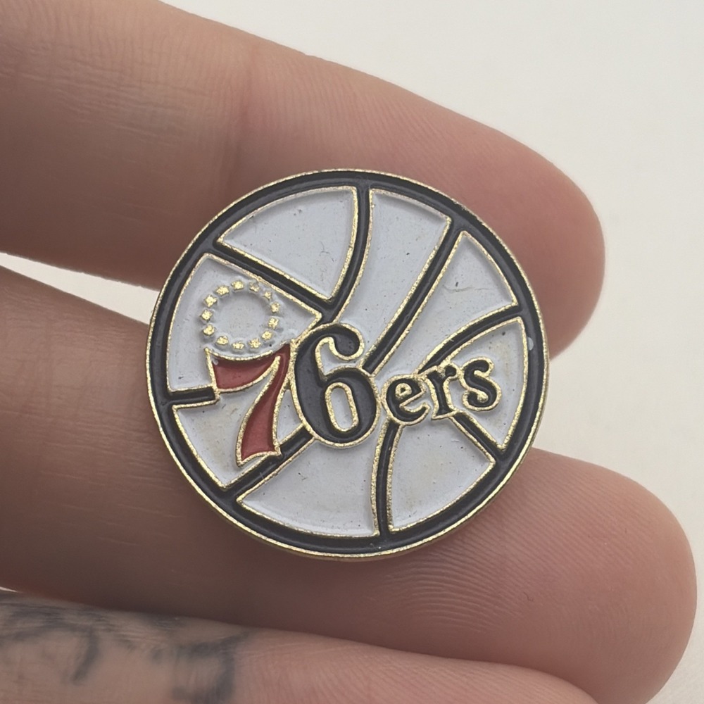 Philadelphia 76ers Ball Logo NBA Basketball Lapel Hat Pin